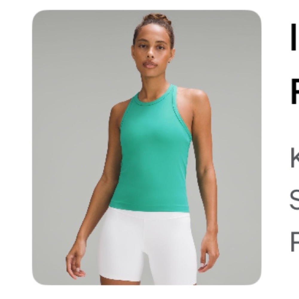 Lululemon align waist length racer back tank